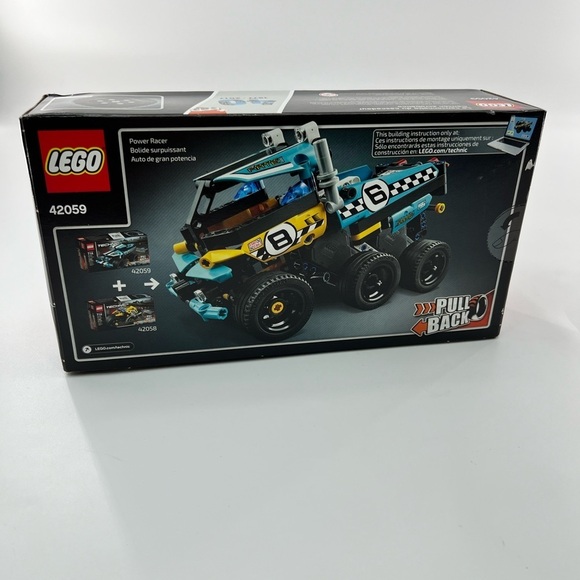 NIB LEGO 42059 Stunt Truck Building Toy 142 Pieces Ages 7-14 Pull Back Racing - Picture 2 of 6
